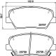HELLA Bremsbelagsatz, Scheibenbremse 8DB 355 020-871