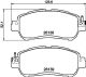 HELLA Bremsbelagsatz, Scheibenbremse 8DB 355 040-571