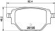 HELLA Bremsbelagsatz, Scheibenbremse 8DB 355 040-321