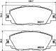 HELLA Bremsbelagsatz, Scheibenbremse 8DB 355 040-411