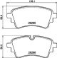 HELLA Bremsbelagsatz, Scheibenbremse 8DB 355 040-941