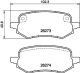 HELLA Bremsbelagsatz, Scheibenbremse 8DB 355 040-931