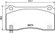 HELLA Bremsbelagsatz, Scheibenbremse 8DB 355 040-861