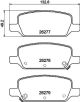 HELLA Bremsbelagsatz, Scheibenbremse 8DB 355 040-951