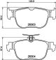 HELLA Bremsbelagsatz, Scheibenbremse 8DB 355 040-981