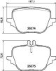HELLA Bremsbelagsatz, Scheibenbremse 8DB 355 041-021