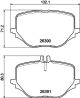 HELLA Bremsbelagsatz, Scheibenbremse 8DB 355 041-121