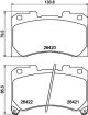 HELLA Bremsbelagsatz, Scheibenbremse 8DB 355 041-061