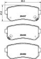 HELLA Bremsbelagsatz, Scheibenbremse 8DB 355 041-131