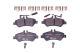 HELLA Bremsbelagsatz, Scheibenbremse 8DB 355 005-351