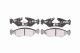 HELLA Bremsbelagsatz, Scheibenbremse 8DB 355 008-051