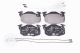 HELLA Bremsbelagsatz, Scheibenbremse 8DB 355 019-141