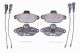 HELLA Bremsbelagsatz, Scheibenbremse 8DB 355 019-931