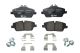 HELLA Bremsbelagsatz, Scheibenbremse 8DB 355 021-881