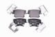 HELLA Bremsbelagsatz, Scheibenbremse 8DB 355 025-051
