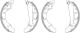 HELLA Bremsbackensatz 8DB 355 003-571