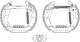 HELLA Bremsbackensatz 8DB 355 003-721