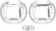 HELLA Bremsbackensatz 8DB 355 005-241