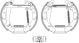 HELLA Bremsbackensatz 8DB 355 004-051
