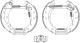 HELLA Bremsbackensatz 8DB 355 003-981