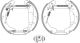 HELLA Bremsbackensatz 8DB 355 022-671