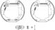 HELLA Bremsbackensatz 8DB 355 005-051