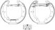 HELLA Bremsbackensatz 8DB 355 004-691