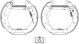 HELLA Bremsbackensatz 8DB 355 004-321