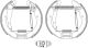 HELLA Bremsbackensatz 8DB 355 005-251