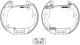 HELLA Bremsbackensatz 8DB 355 004-491