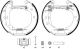 HELLA Bremsbackensatz 8DB 355 004-401