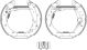 HELLA Bremsbackensatz 8DB 355 004-351