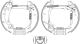 HELLA Bremsbackensatz 8DB 355 004-521