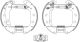 HELLA Bremsbackensatz 8DB 355 004-471