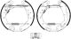 HELLA Bremsbackensatz 8DB 355 022-651