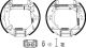 HELLA Bremsbackensatz 8DB 355 038-171