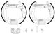 HELLA Bremsbackensatz 8DB 355 038-161