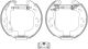 HELLA Bremsbackensatz 8DB 355 005-101