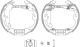 HELLA Bremsbackensatz 8DB 355 004-931