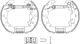HELLA Bremsbackensatz 8DB 355 005-181