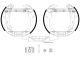 HELLA Bremsbackensatz 8DB 355 038-131