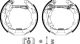 HELLA Bremsbackensatz 8DB 355 022-521