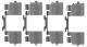 HELLA Zubehörsatz, Scheibenbremsbelag 8DZ 355 205-111