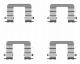 HELLA Zubehörsatz, Scheibenbremsbelag 8DZ 355 204-131