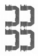 HELLA Zubehörsatz, Scheibenbremsbelag 8DZ 355 203-931