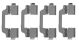 HELLA Zubehörsatz, Scheibenbremsbelag 8DZ 355 203-641