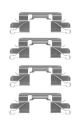 HELLA Zubehörsatz, Scheibenbremsbelag 8DZ 355 204-941