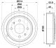 HELLA Bremstrommel 8DT 355 300-081