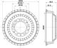 HELLA Bremstrommel 8DT 355 301-991