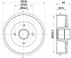 HELLA Bremstrommel 8DT 355 301-401